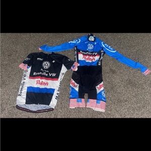 Amgen Tour Of California Roseville Vw Road Bike Cycling Skin Suit Size Small